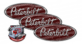 Maroon Peterbilt Emblem Skins