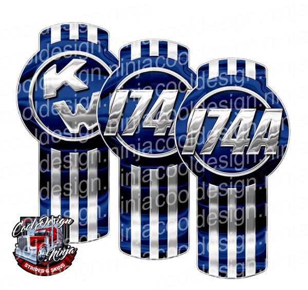 Mean Gene Blue Kenworth Emblem Skin