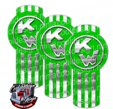 Monster Energy Green Kenworth Emblem Skin Kit