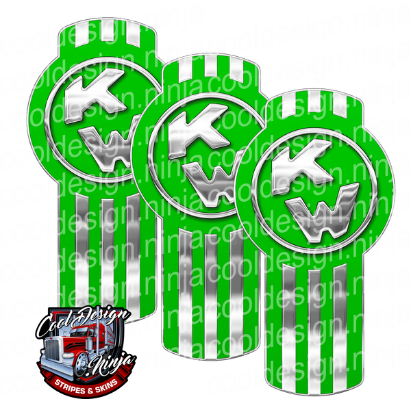 Monster Energy Green Kenworth Emblem Skin Kit