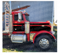 379/389 Daycab Seminole Peterbilt Stripe Kit