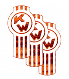 Orange and White Kenworth Kit Emblem Skins