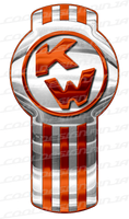 Orange Kenworth Emblem Skins x 3