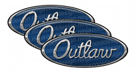 Dark Blue Outlaw Peterbilt Emblem Skins