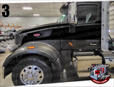 Matte Black 567 Seminole Peterbilt Stripe Kit