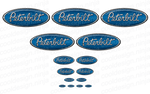 Blue Peterbilt Emblem Skins