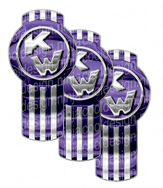 Lighter Shade Of Purple Kenworth Emblem Skin Kit