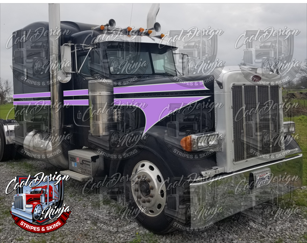 Purple Harpoon Pete Stripe Kit