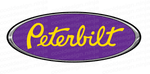 Purple and Yellow Peterbilt Emblem Skins