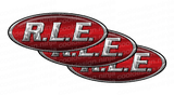 3-Pack Chrome/Red R.L.E Peterbilt Emblem Skins