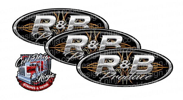 R & B Peterbilt Emblem Skins