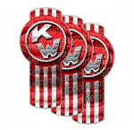 Red Kenworth Emblem Skin Kit