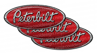 Classic Red Peterbilt Emblem Skins