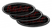 Red and Black Peterbilt Emblem Skins