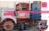 Hot Pink Seminole Kenworth Stripe Kit