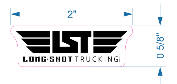 Two Inch Clear Wheel Decals