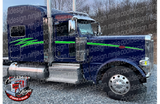 Lime Green and Grey Flying Z Peterbilt Stripe Kit