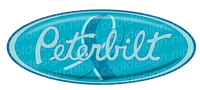 Teal Ribbon Peterbilt Emblem Skins