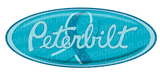 Teal Ribbon Peterbilt Emblem Skins