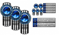 Chrome Cats Kenworth Emblem Skin Kit