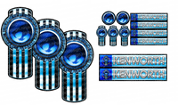 Chrome Cats Kenworth Emblem Skin Kit