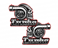 Turbo Skull Decals