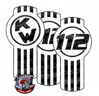 Unit 112 Black and White Kenworth Emblem Skin