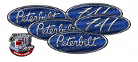 Viper Blue Unit 471 Peterbilt Emblem Skins