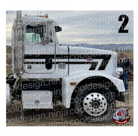 Hard 77 Peterbilt 375 Stripe Kit