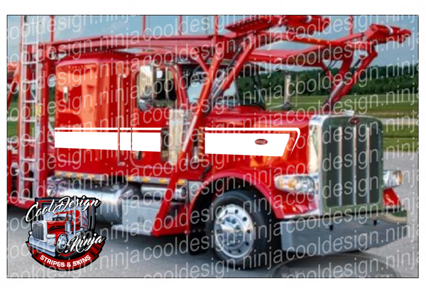 Overhook Peterbilt Truck Stripe
