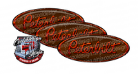 Burnt Orange and Dark Brown Peterbilt Emblem Skins