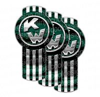 Dark Green Kenworth Emblem Skin Kit