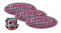 Magenta Purple Peterbilt Emblem Skins