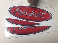 In-Stock Special - Red/Chrome Peterbilt Emblem Skins