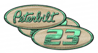 Creme De Mint Unit 23 Peterbilt Emblem Skins