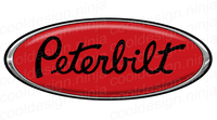 Red and Black Peterbilt Emblem Skins 3-Pack