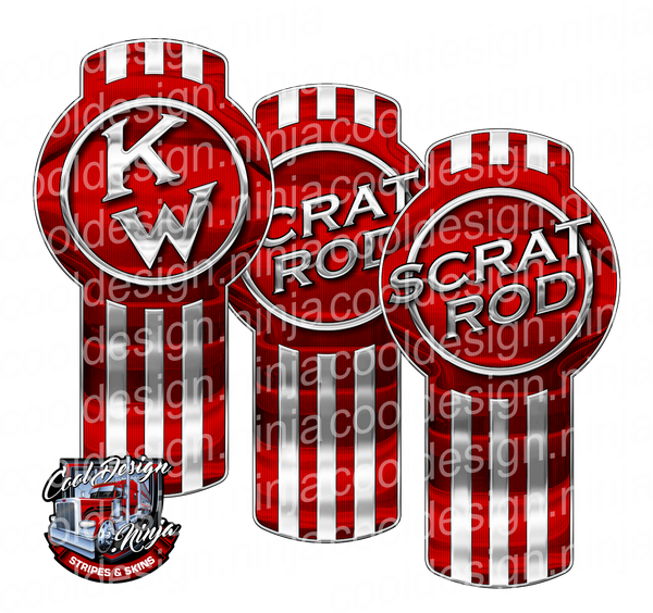 Scrat Rod Kenworth Emblem Skin Kit