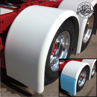 24" Fender Stone Guard - Fiberglass Rear Hoop Fender