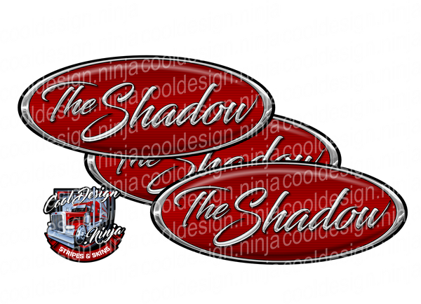 The Shadow Peterbilt Emblem Skins