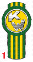 Yellow-Green-Chrome KW Emblem Skin