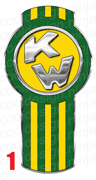 Yellow-Green-Chrome KW Emblem Skin