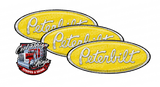 Yellow and White Peterbilt Emblem Skins